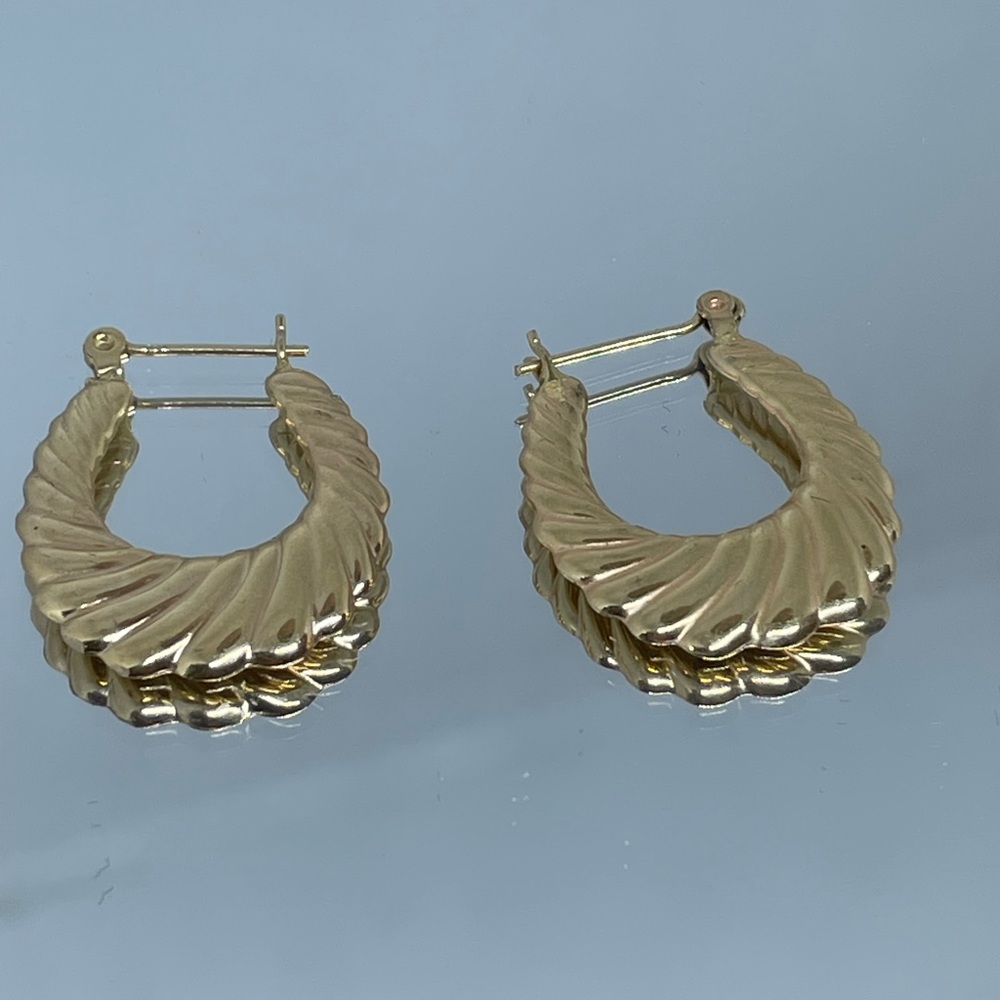 14k earrings yellow gold